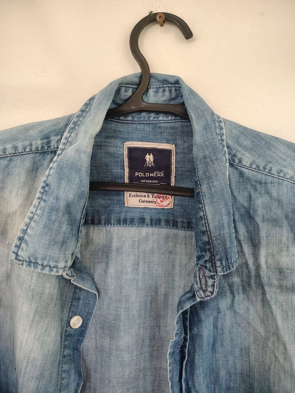 Camisa jeans masculina desapego  - Foto 3