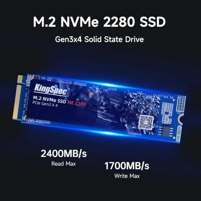 SSD M.2 NVMe 256GB KingSpec 2280