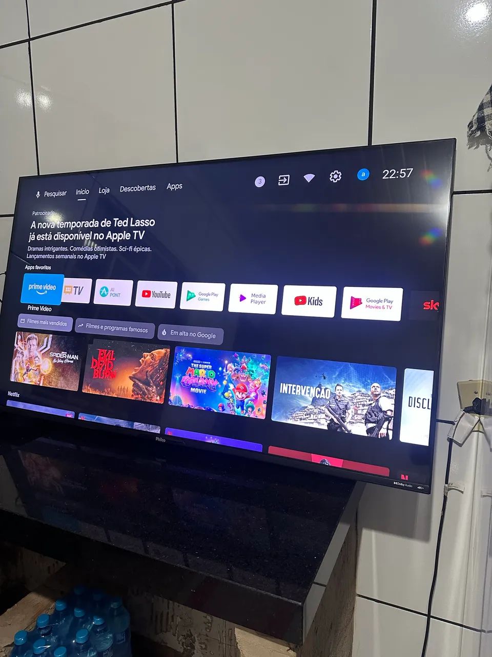 TV 55 4 k Android semi novo TCL  - Foto 3