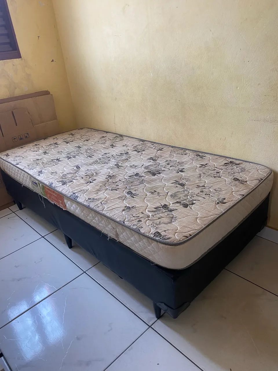 Cama box solteiro 400 com colchão - Foto 2