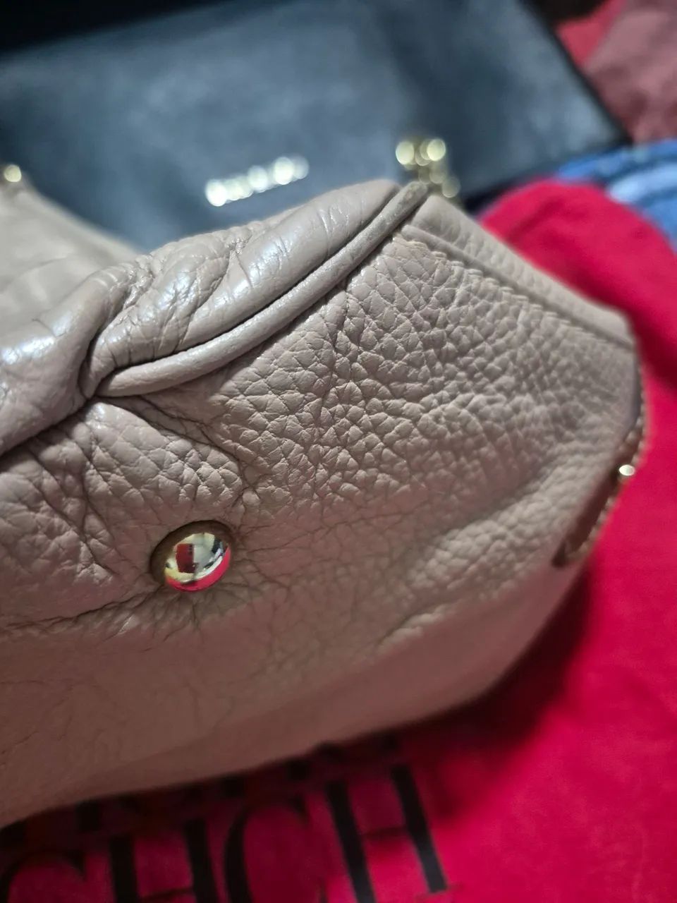 Bolsa original em couro Carolina Hererra - Foto 2