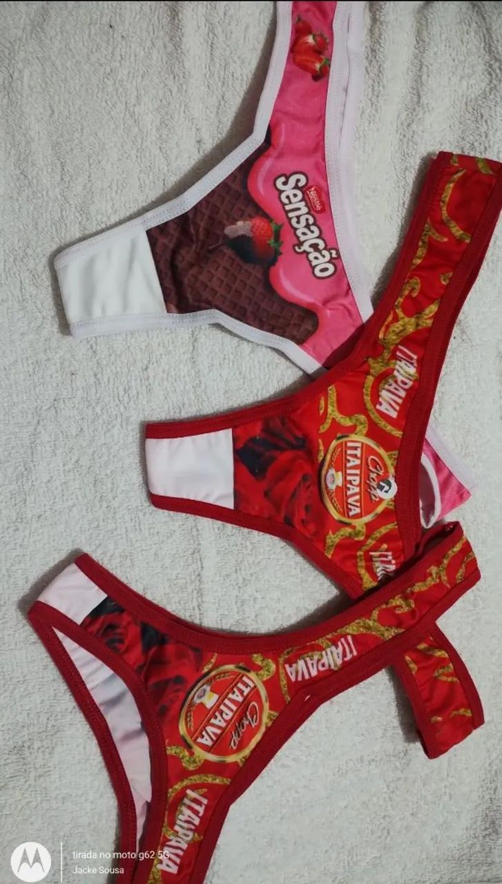 Lote Calcinhas personalizadas 