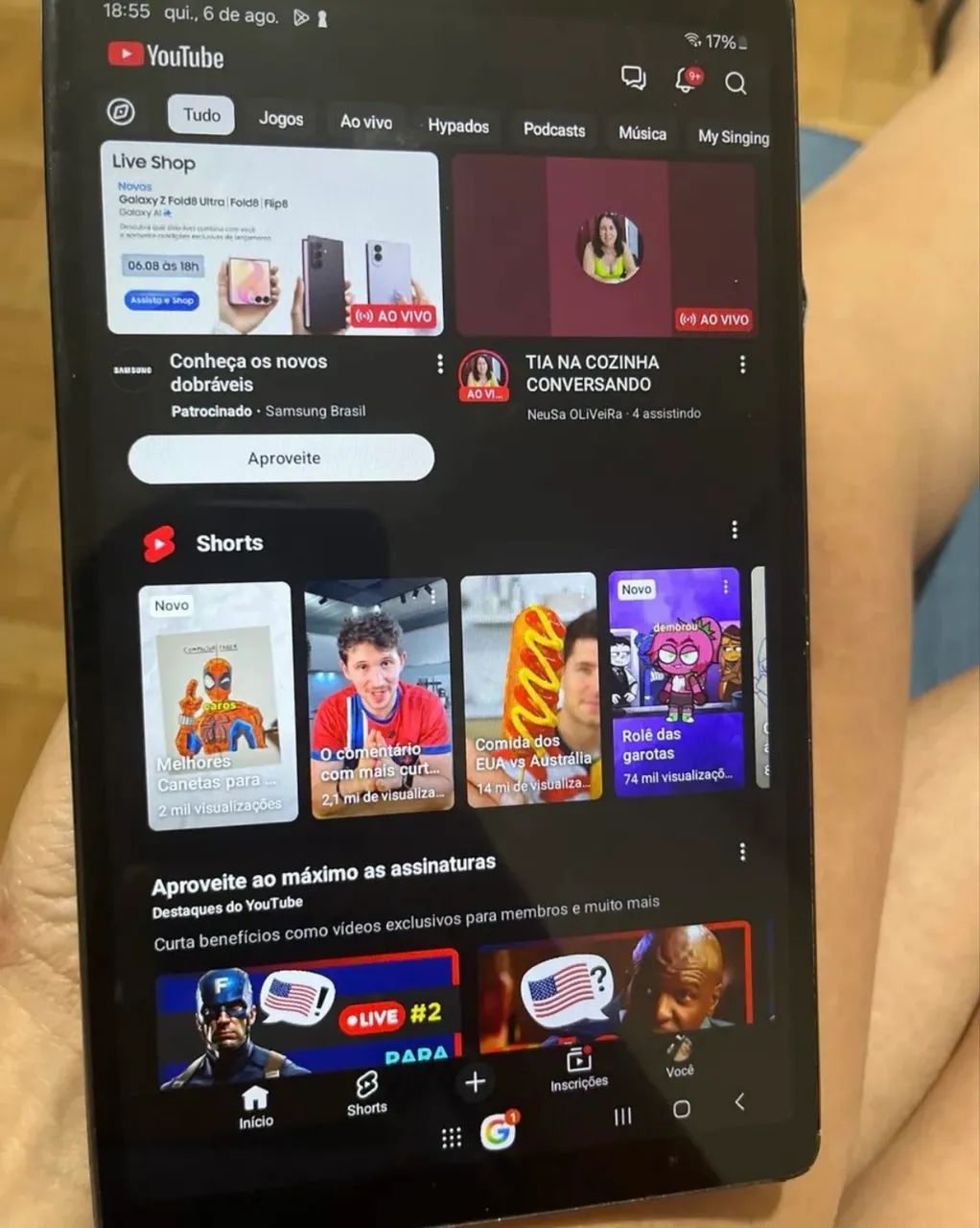 Samsung Galaxy Tab A7 Lite SM-T220 - 32GB - Android 14 - Foto 3
