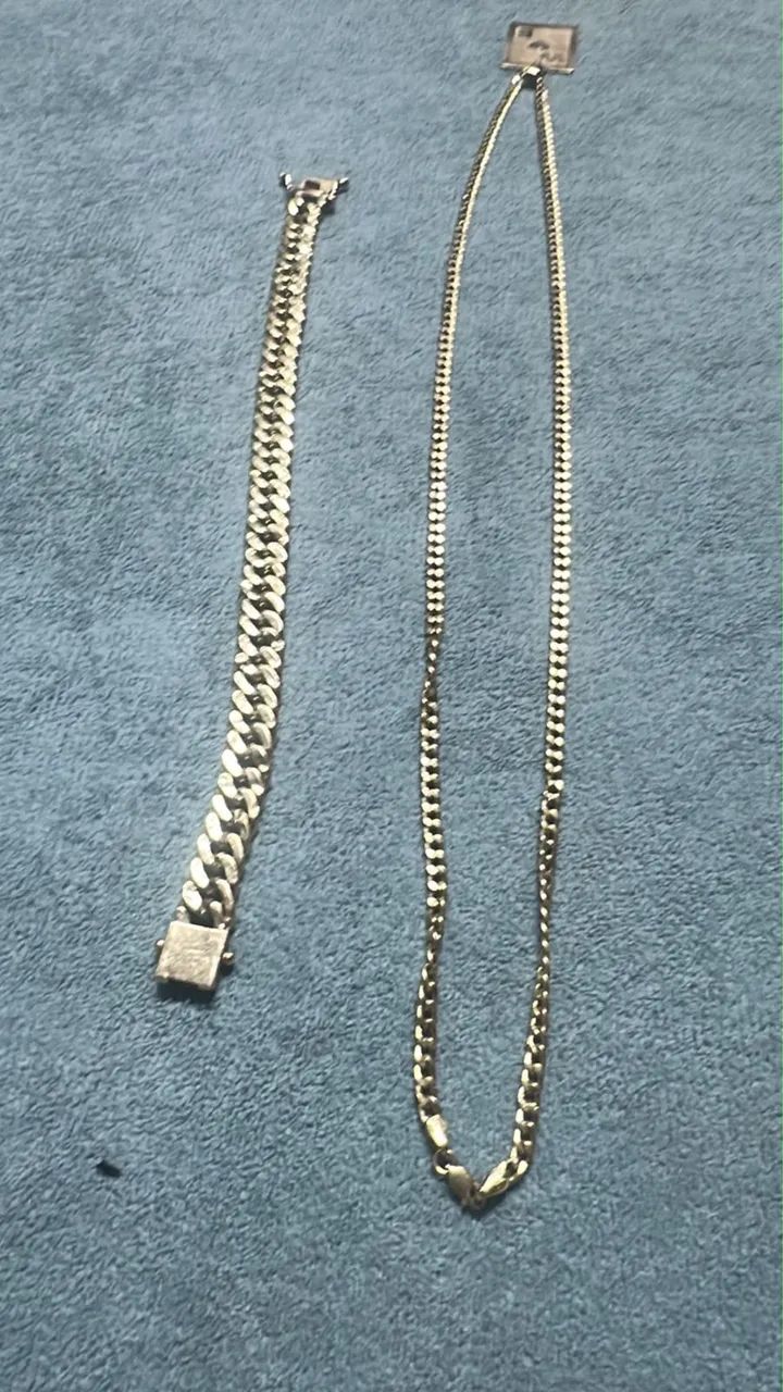 Corrente e pulseira ouro - Foto 3
