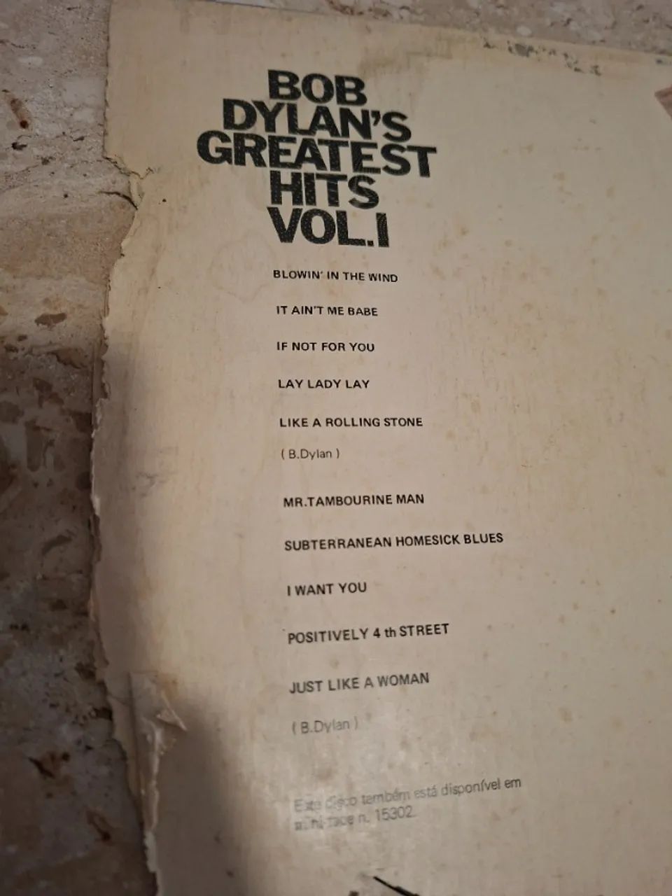 Disco Bob Dylan (greatest hits) - Foto 2