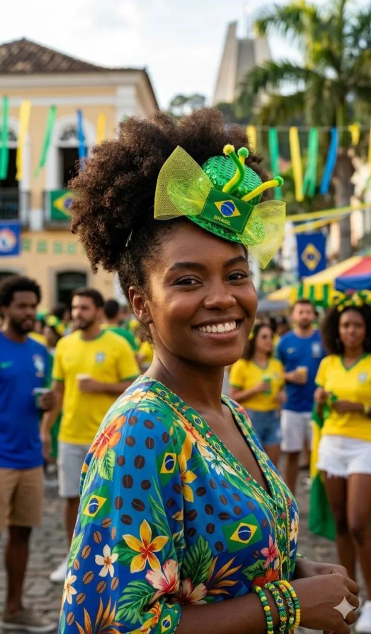 Mini chapéu do Brasil - Foto 2