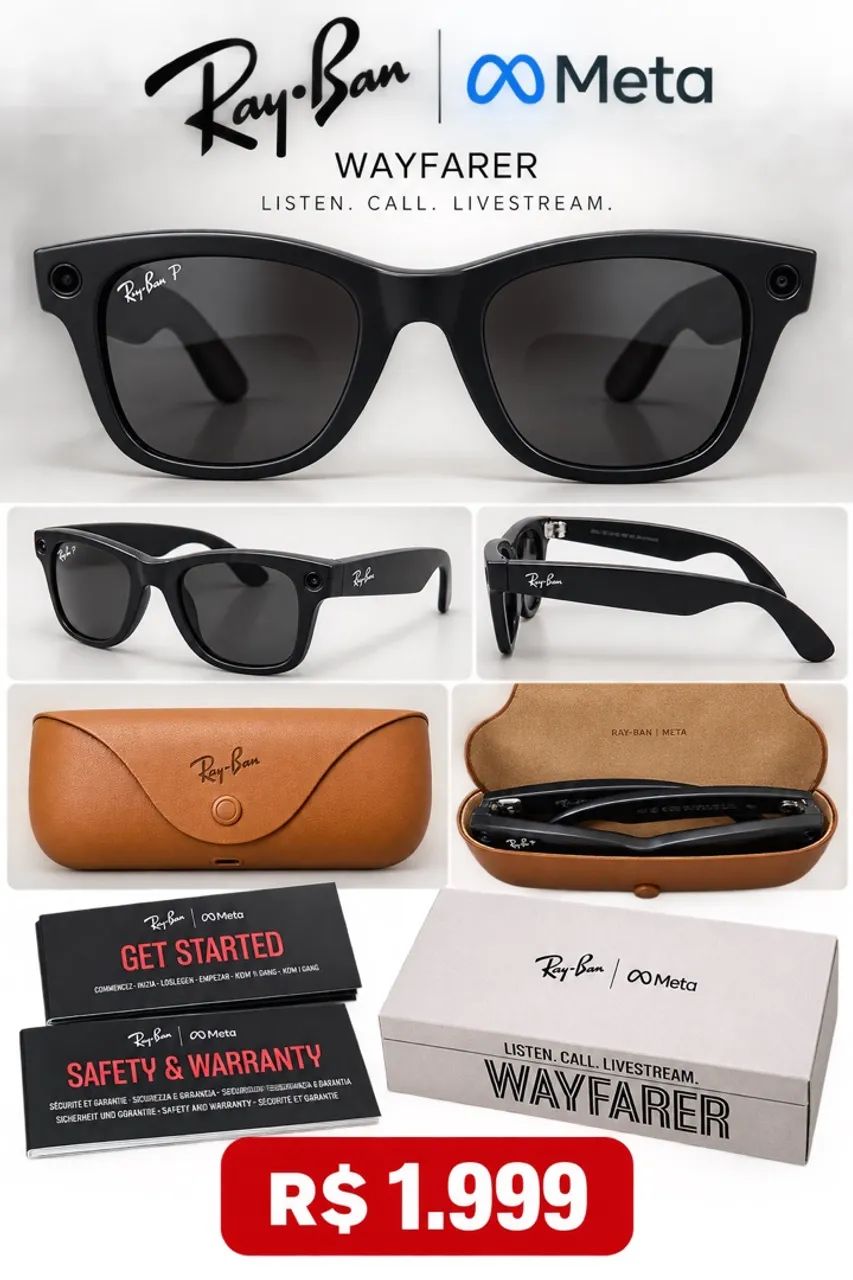 Oportunidade Oculos Ray Ban meta  - Foto 2
