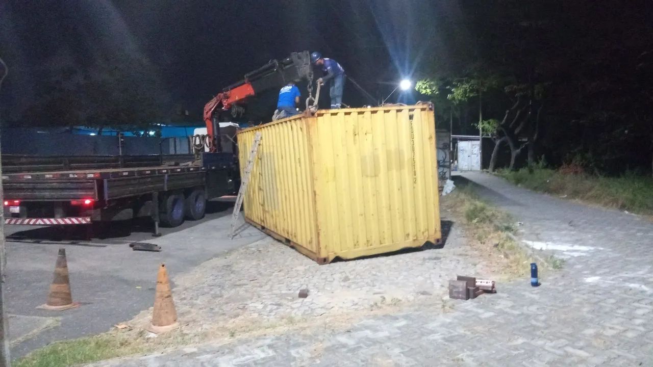 Container de 6 m 20 pés em perfeito estado