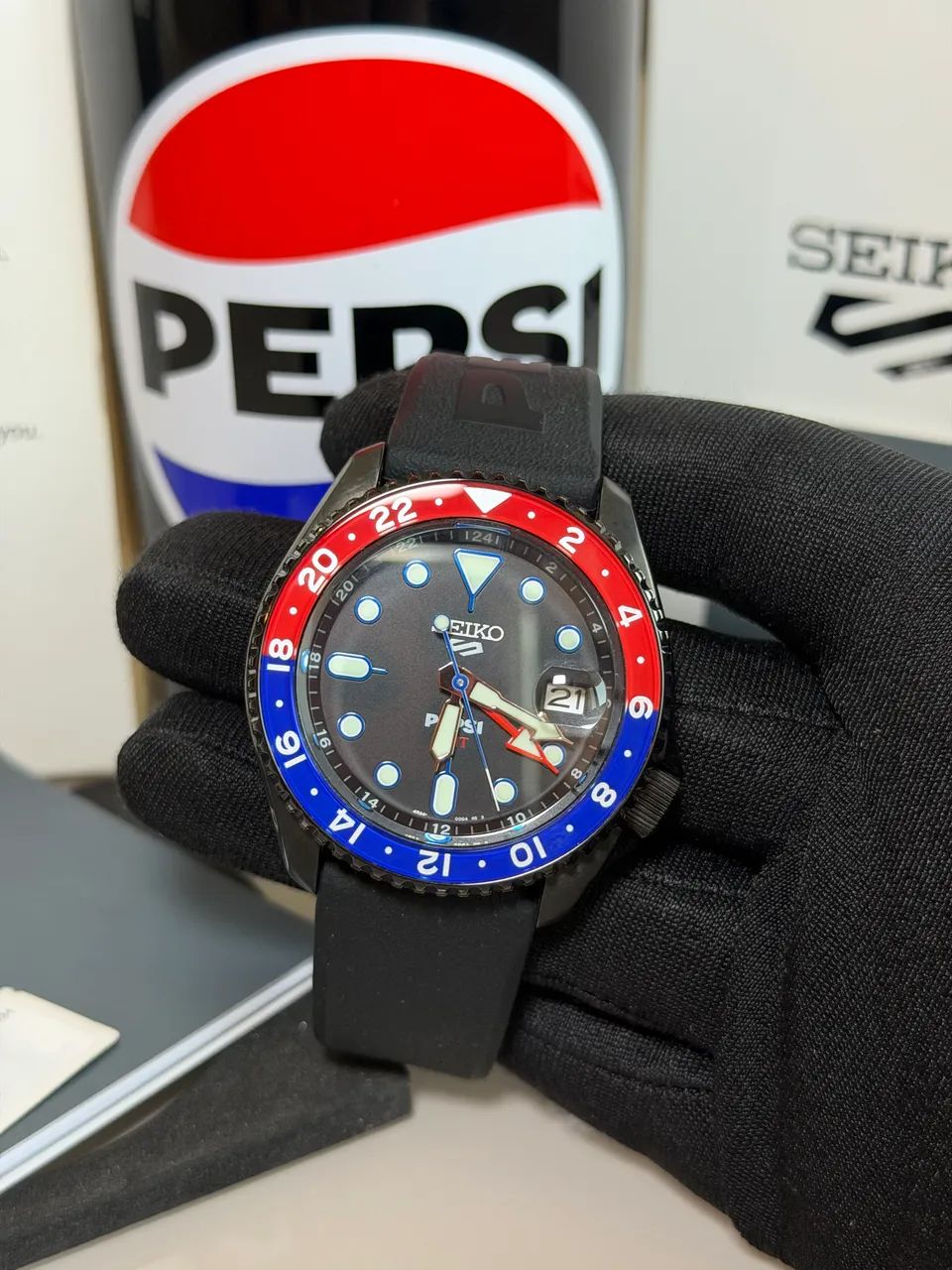 Relógio Seiko Pepsi edição Limitada  - Foto 5
