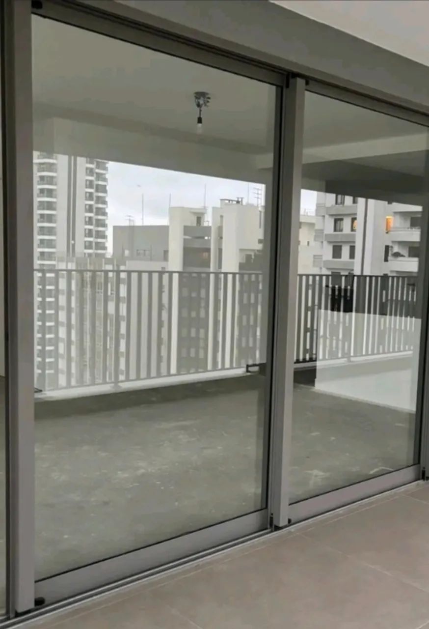 2 folhas acústicas de porta balcão de correr linha Gold 1,36x2,22 1