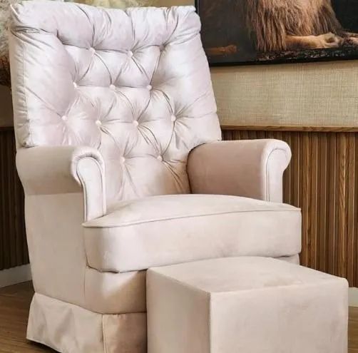 Poltrona de amamentação com PUFF e Balanço  - Foto 3