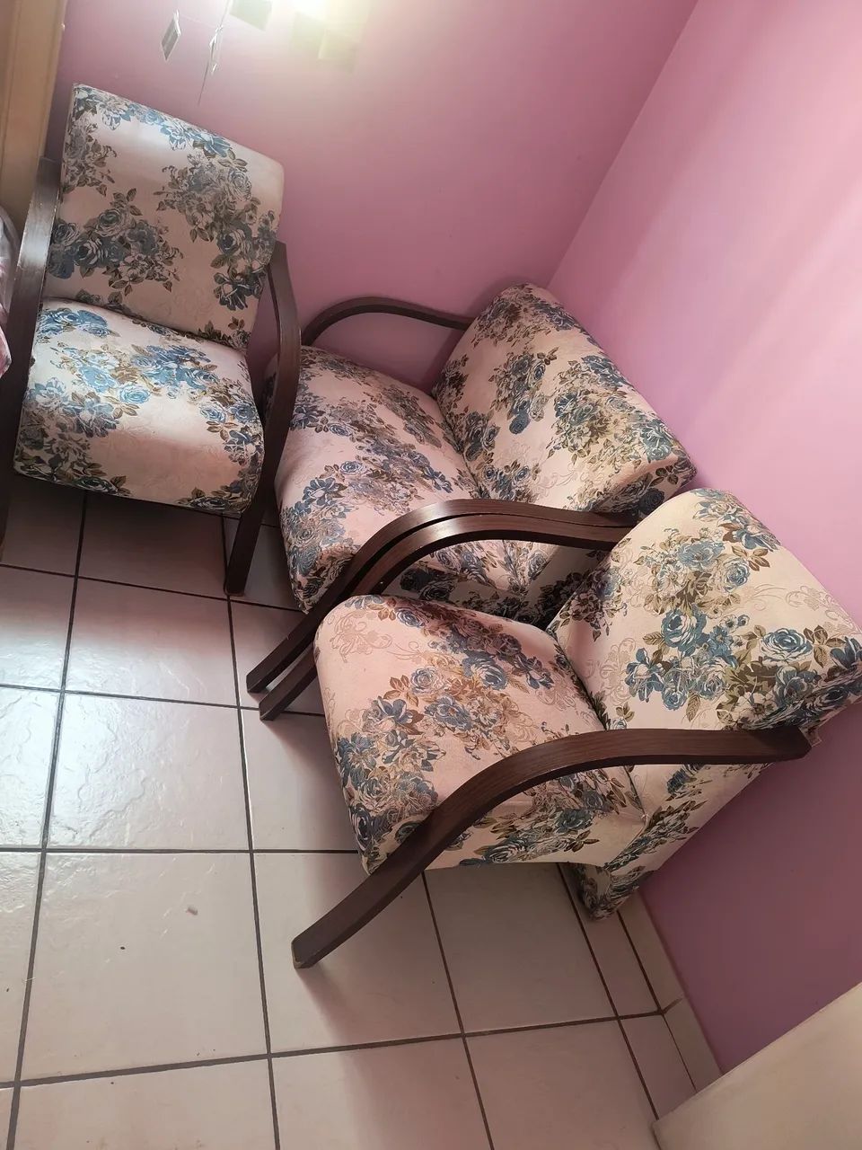 Lindo sofá poltrona estampado  - Foto 2