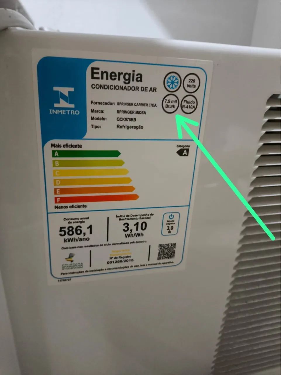 Vendo ar condicionado seminovo  - Foto 3