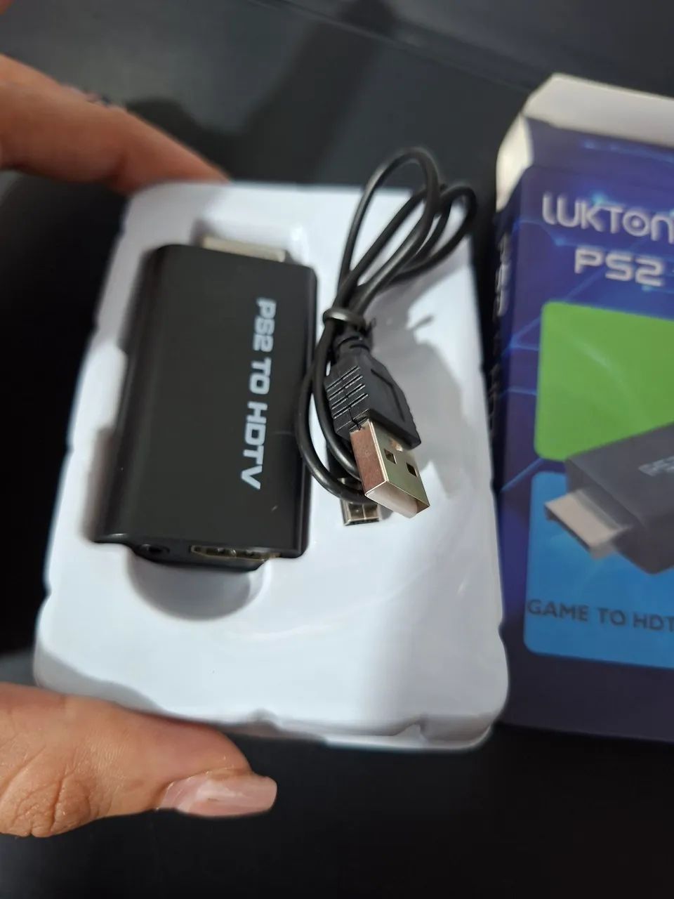 Conversor Conversor PS2 para HDMI HDTV - Áudio e Vídeo Digital - Foto 3