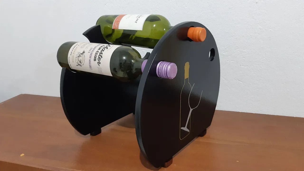 Porta garrafas de vinho. - Foto 2