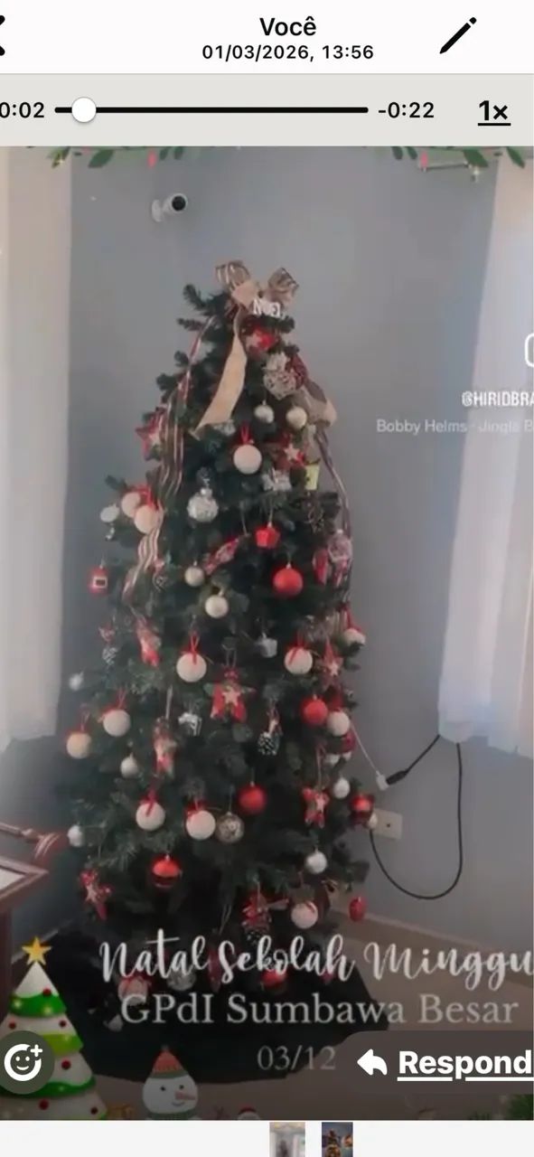 Árvore de Natal completa