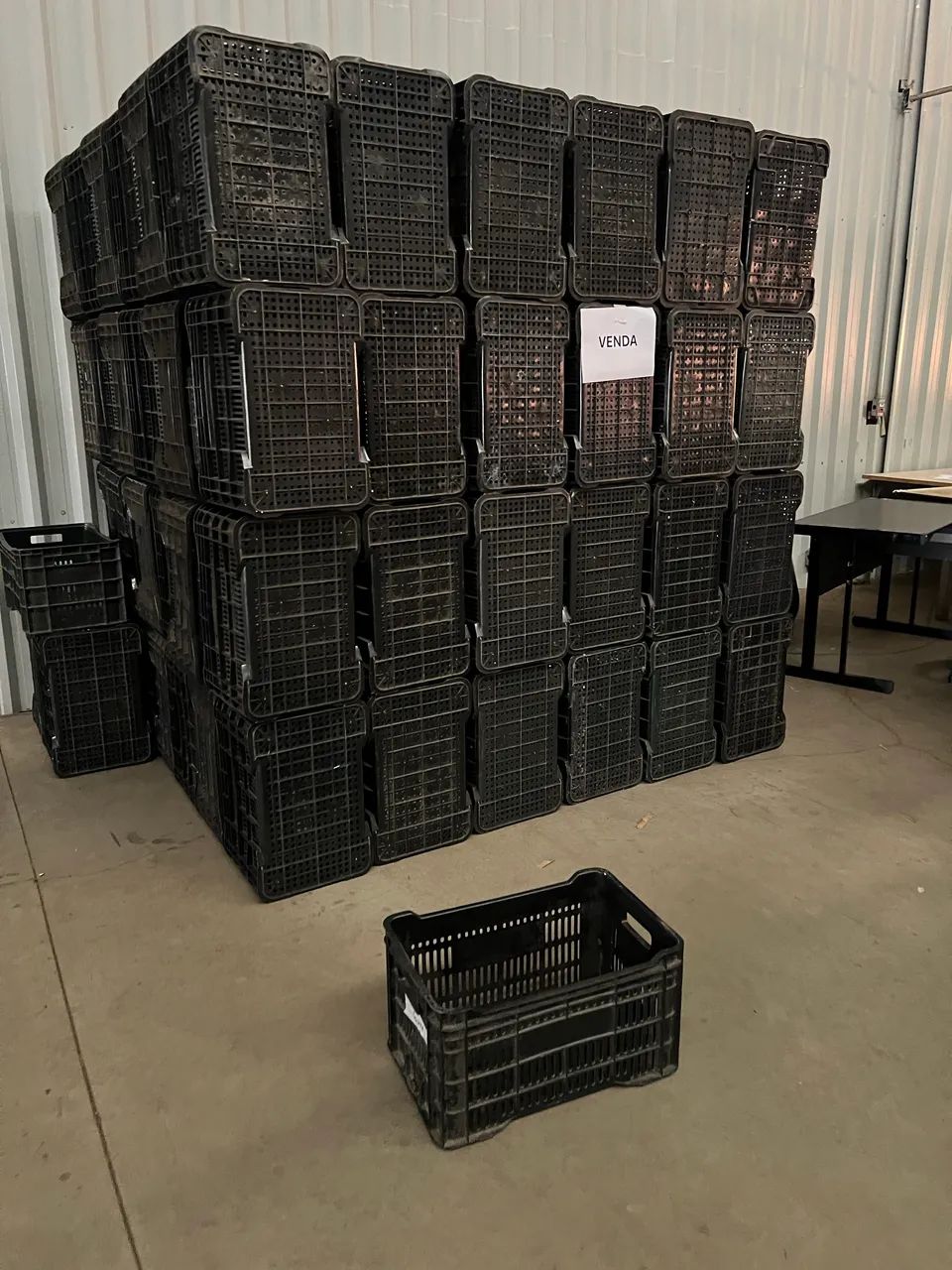 Engradados de plástico 120 peças 