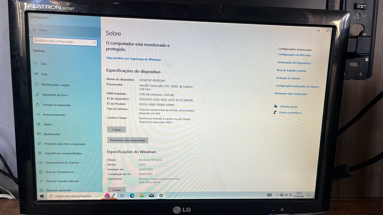 COMPUTADOR + MONITOR 500GB - Foto 3