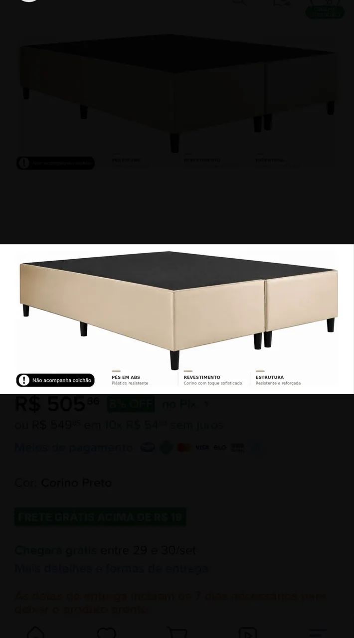 Cama Queen 198x 158 - Foto 4