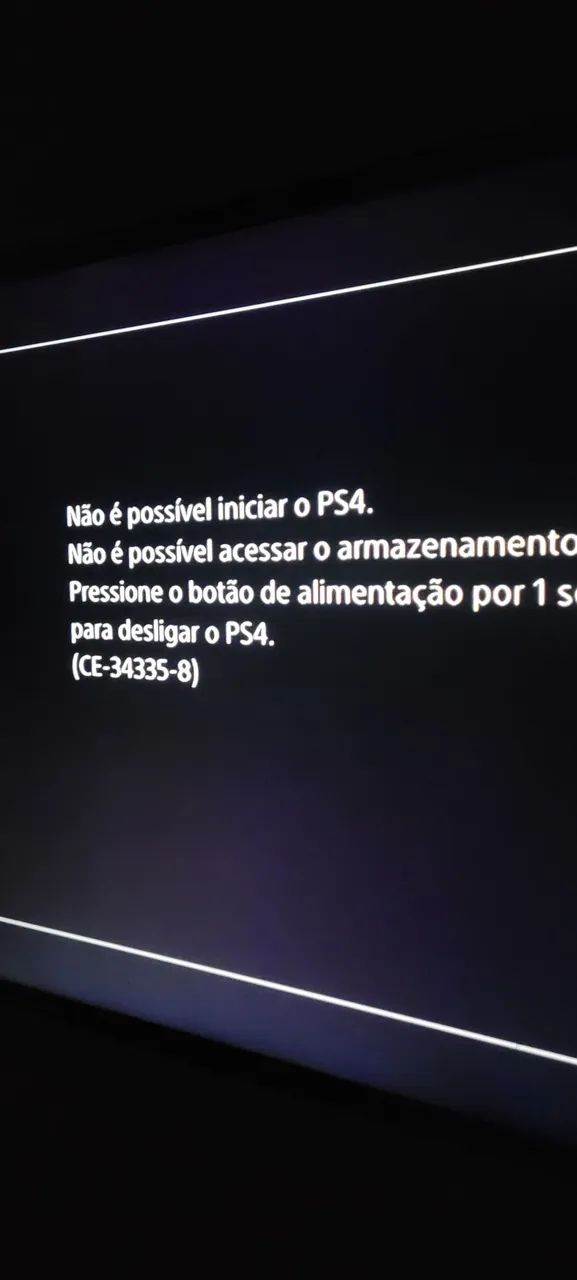 Ps4 slim defeito  