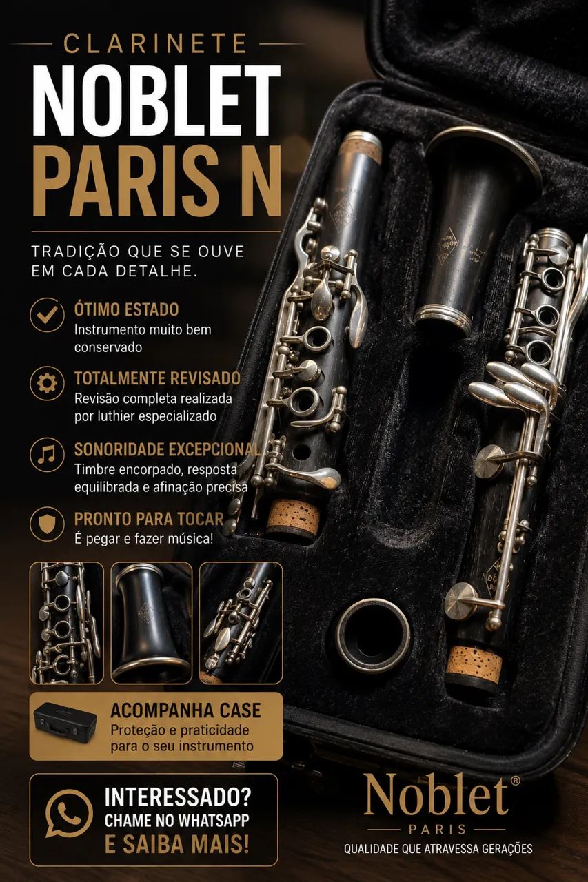 Clarinete Noblet Paris N
