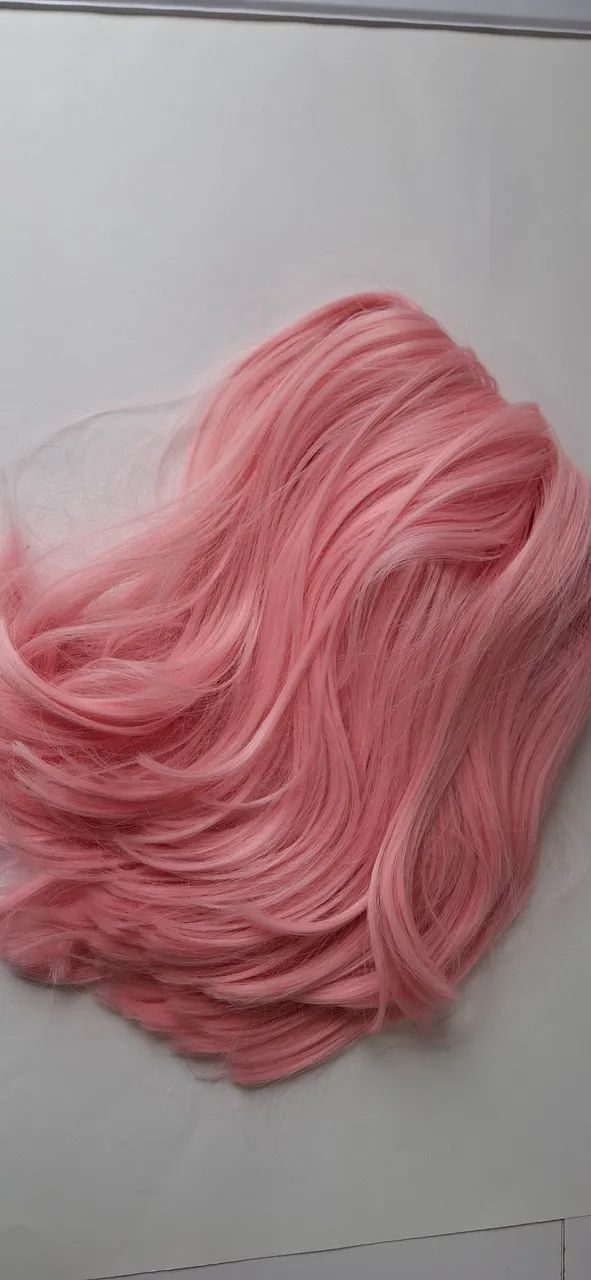 Peruca Rosa para Cosplay - Foto 5