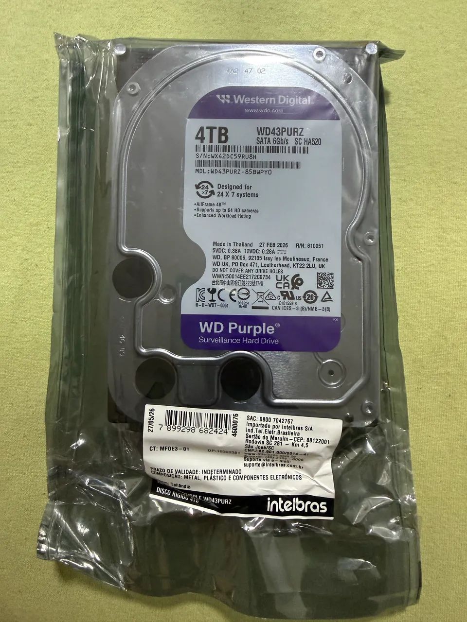 HD 4T Western Digital