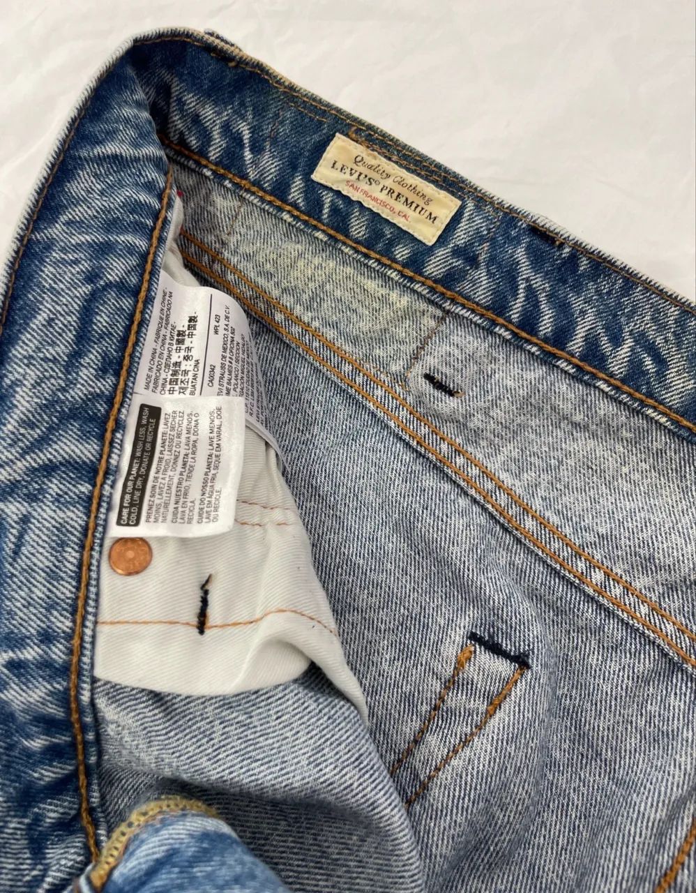 Cal ça Levis Original Masc 48 - Foto 2