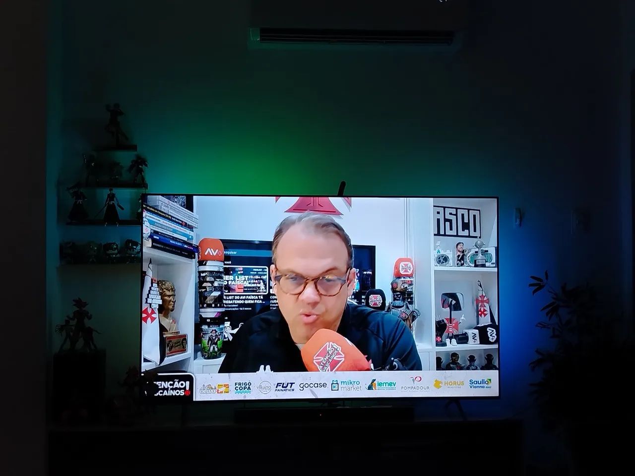 Tv smart 75" tcl 4k Ultra, com sistema Ambilight já instalado, 3.150 p sair hoje !!! 