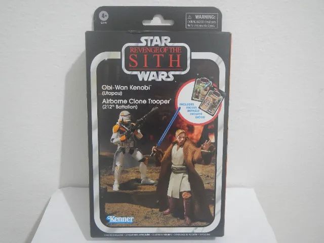 Pack Star Wars Vintage Obi-wan Kenobi Airborne Clone Trooper