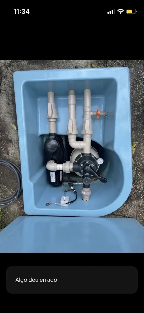 Piscina 5mx3mx 1,3m com motor  - Foto 4