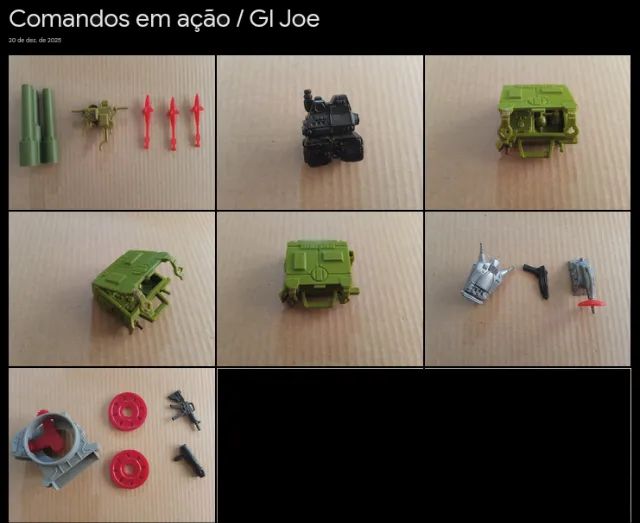 Acessórios Comandos em Ação / GI Joe