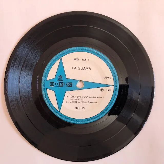 Raro! Taiguara: Helena, Novo Rumo, Modinha (1968) Disco Vinil Compacto - Foto 3