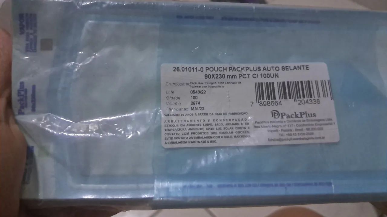 Saco para esterilizar alicates e objetos cortantes - Foto 2
