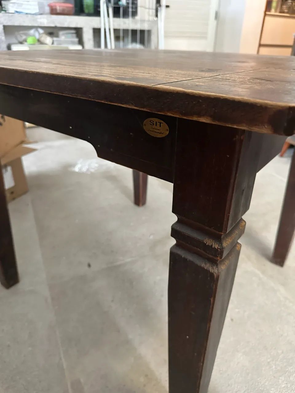 Mesa alemã em madeira maciça e extensível  - Foto 2
