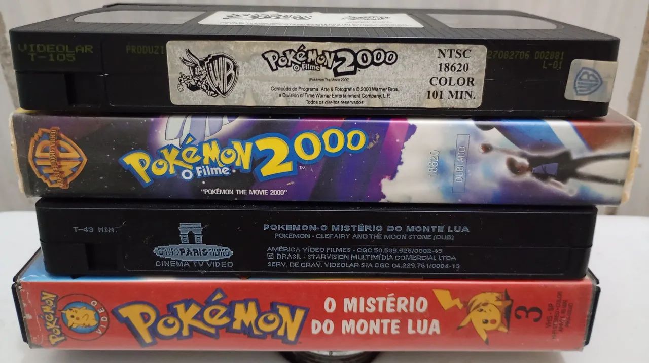 2 Fitas VHS POKÉMON Usadas Originais  - Foto 3