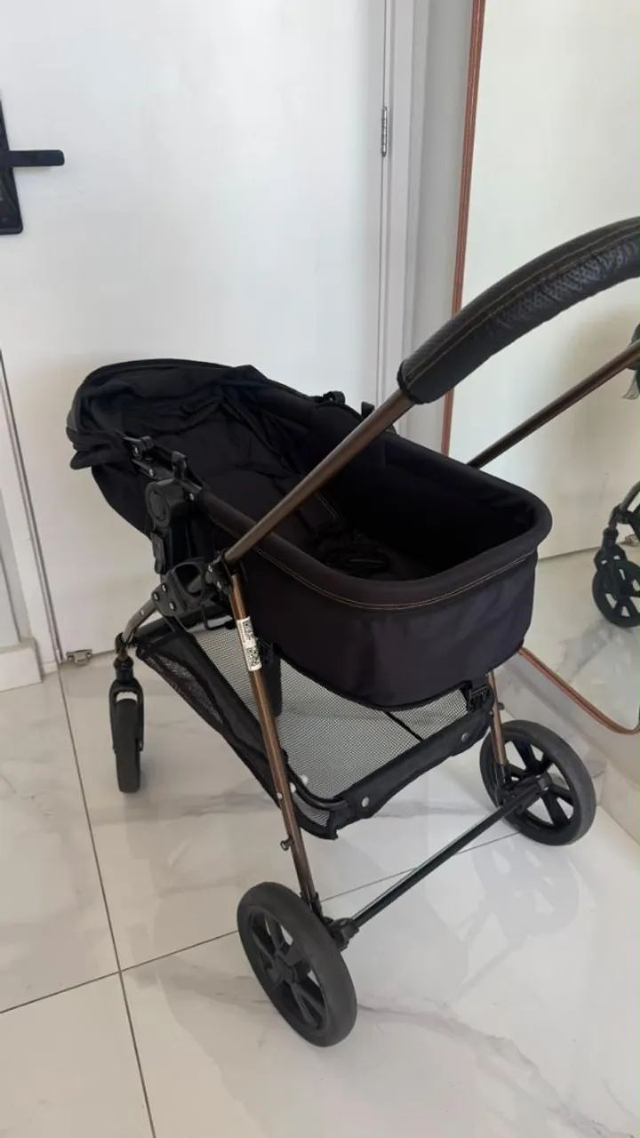 Carrinho de bebê com moises ótimo estado - Foto 2