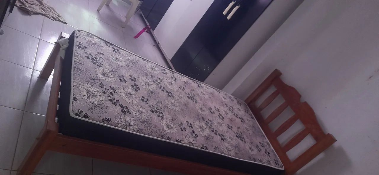 Cama solteirão de madeira mucisa - Foto 2