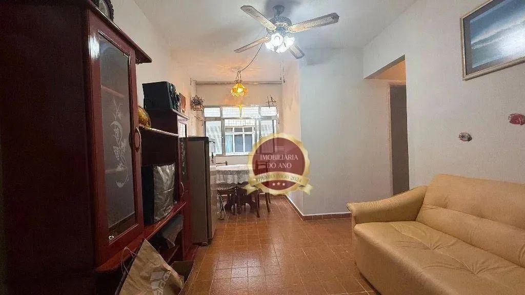 Apartamento à venda na Guilhermina  Praia Grande | 1 Dormitório | Mobiliado | 300 m da Pra