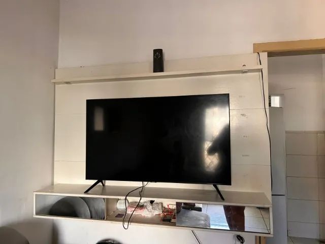 Painel com rack grande até 60' com espelho e led