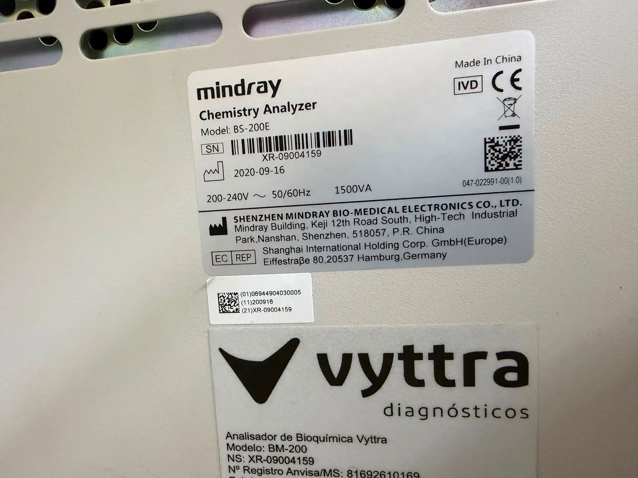 ANALISADOR BIOQUÍMICO AUTOMÁTICO MINDRAY BS200E - Foto 5