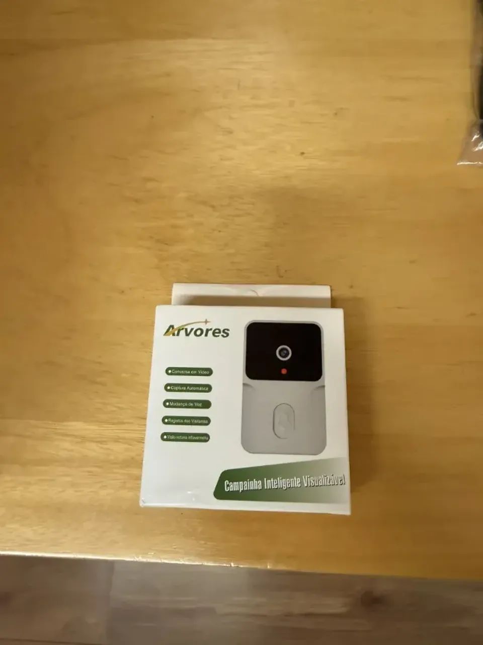 Campainha Noturna Wi-fi Smart Com Câmera E Som Branco Ou Preto 127/220v clip-icon Campainh - Foto 2