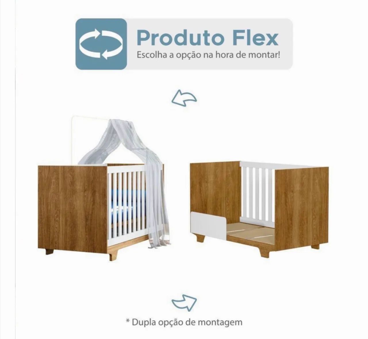 Berço/ cama conservadíssimo com colchão ortobom!