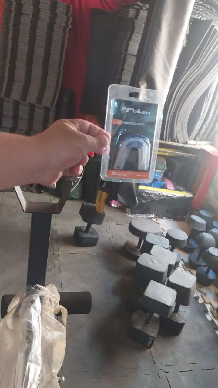 Par de protetor bucal em gel