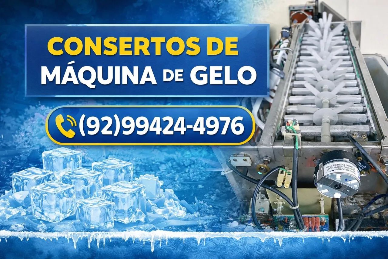 Assistência especializada máquinas de gelo