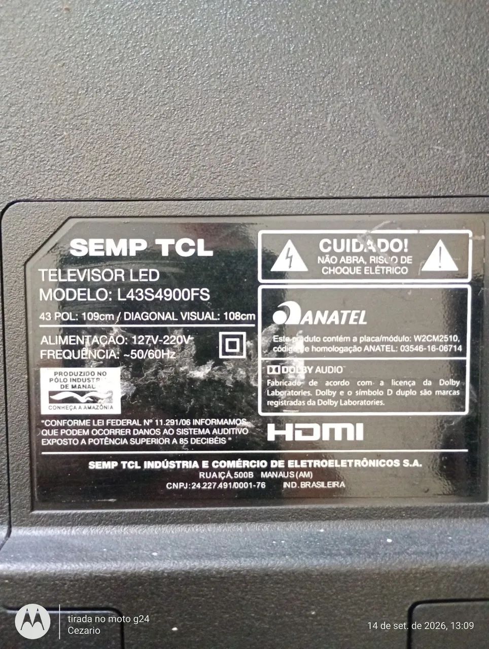Placa tv TCL 43 polegadas  - Foto 2