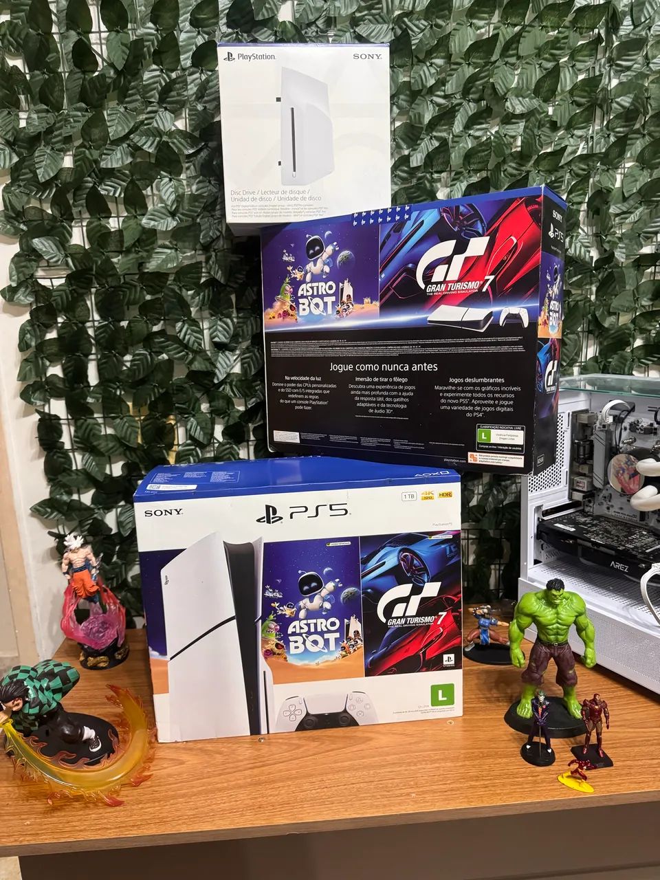 Ps5 slim com leitor lacrado novo zero  - Foto 4