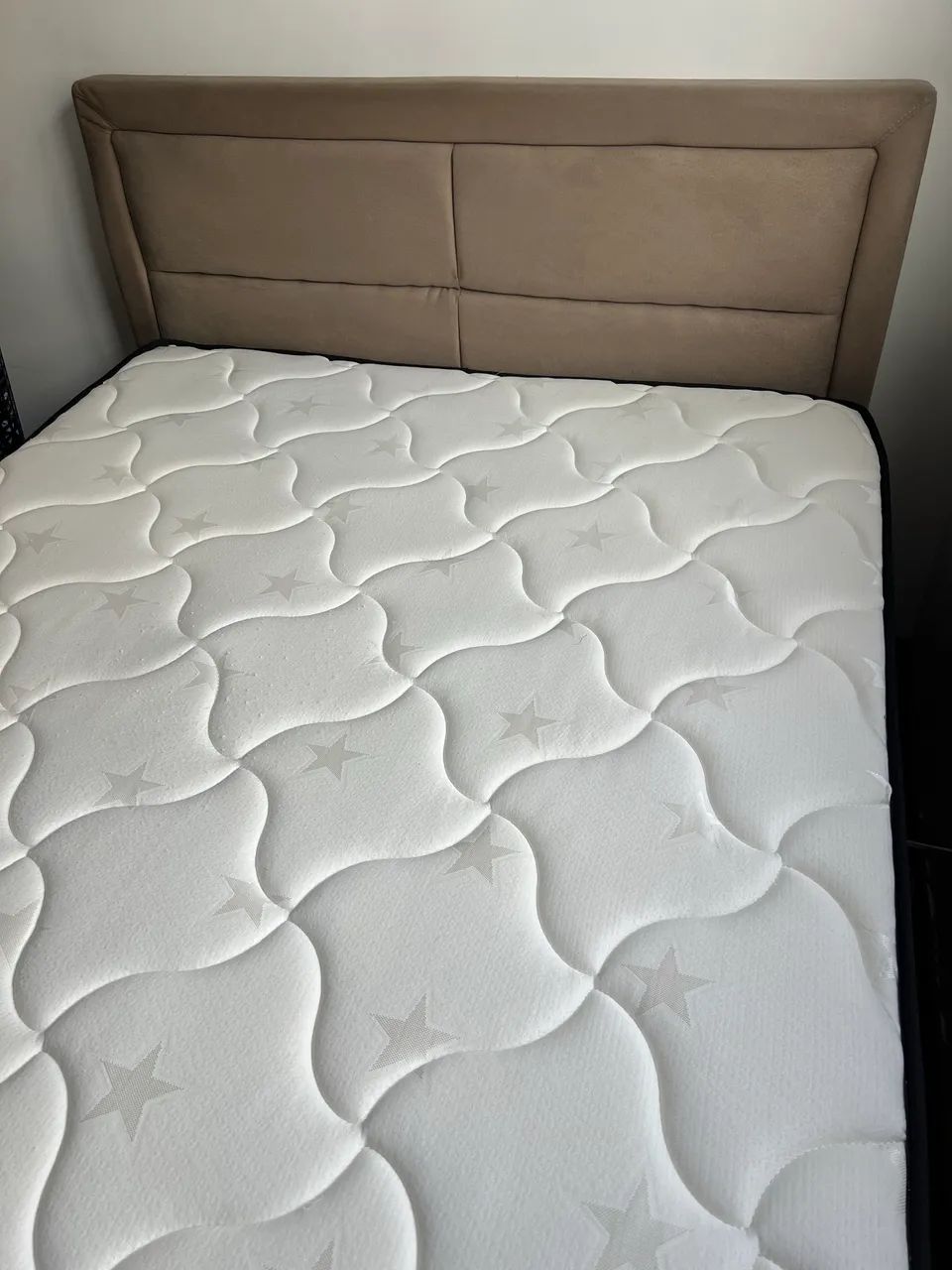 Cama box casal + cabeceira (base e colchão + cabeceira) - Foto 2