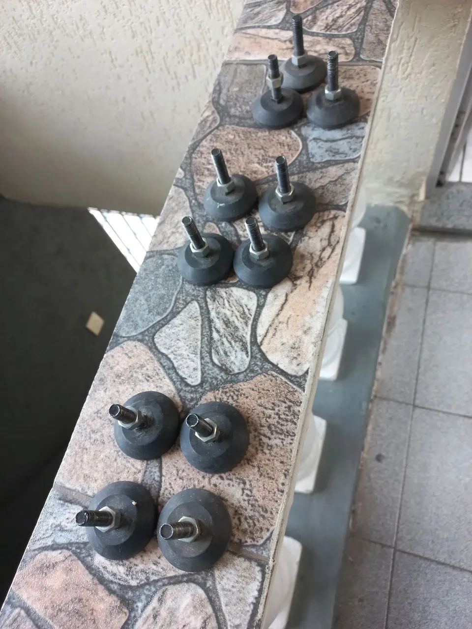 Kit de pés de borracha tipo coxim - Foto 3