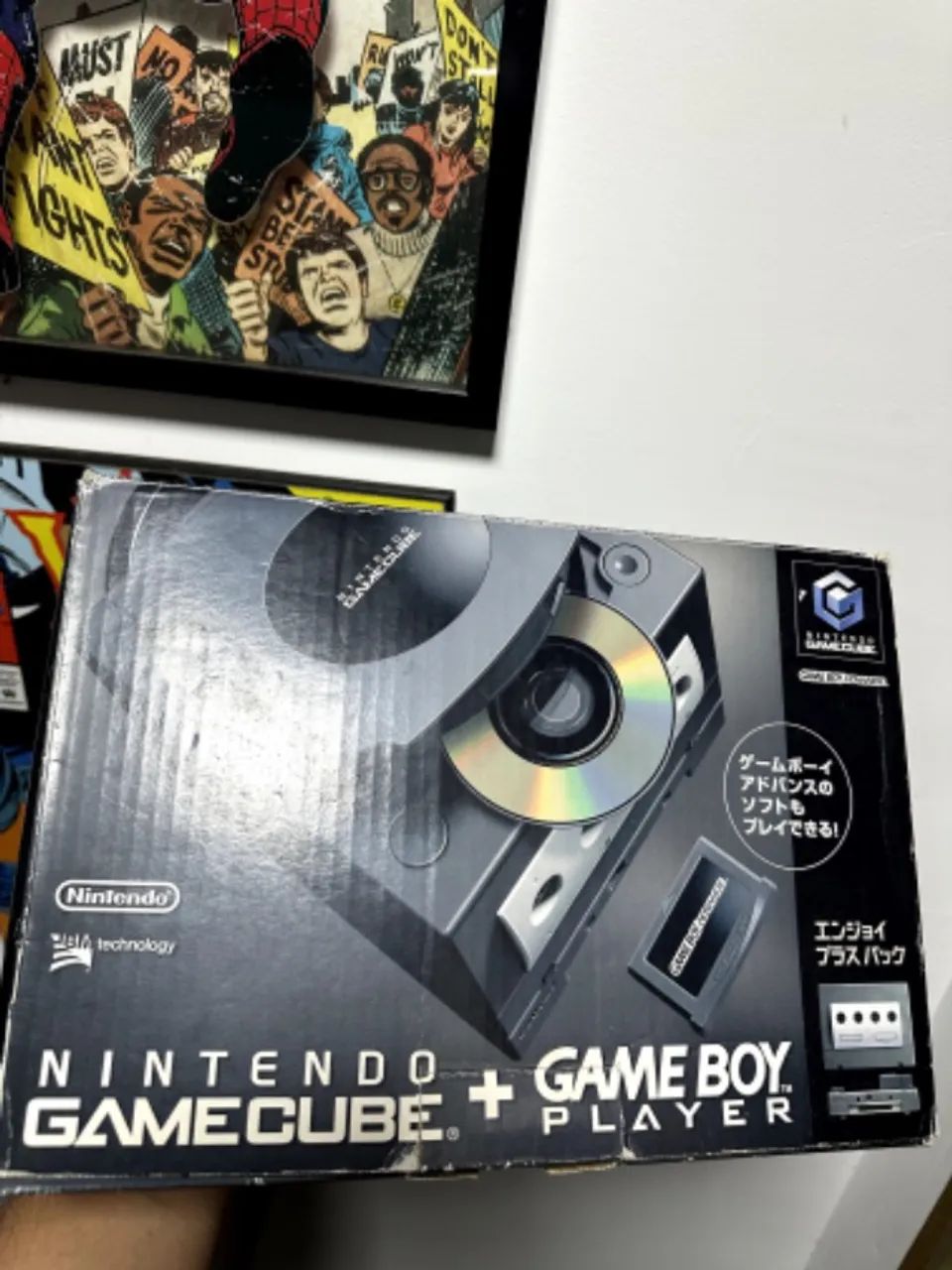 Nintendo Gamecube + Gameboy Player Completo (serial batendo)